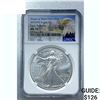 Image 1 : 2023(W) Silver Eagle NGC MS 70
