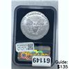 Image 2 : 2021 Silver Eagle NGC MS 70
