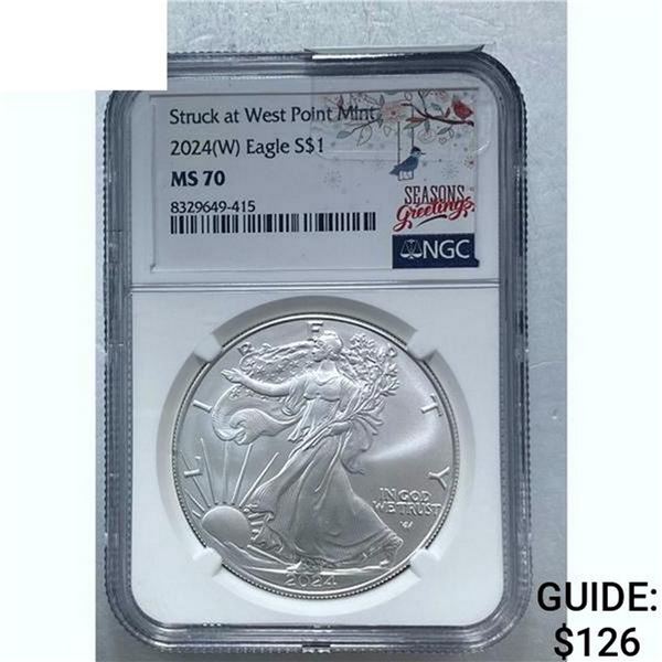 2024(W) Silver Eagle NGC MS 70