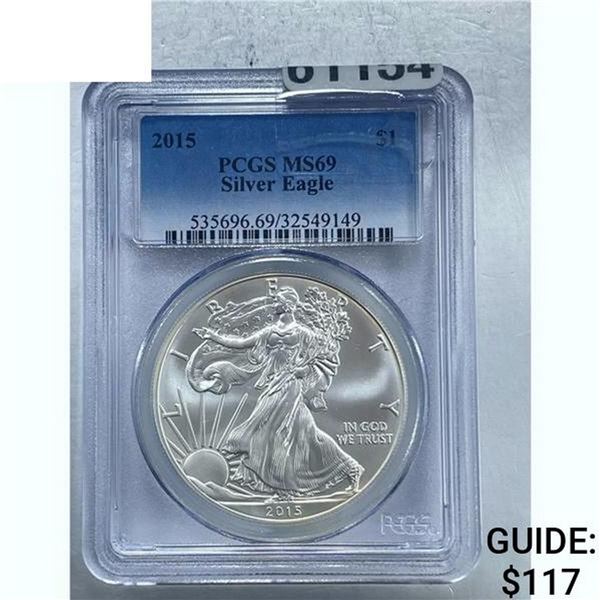 2015 Silver Eagle PCGS MS69