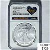 Image 1 : 2025(W) Silver Eagle NGC MS 70