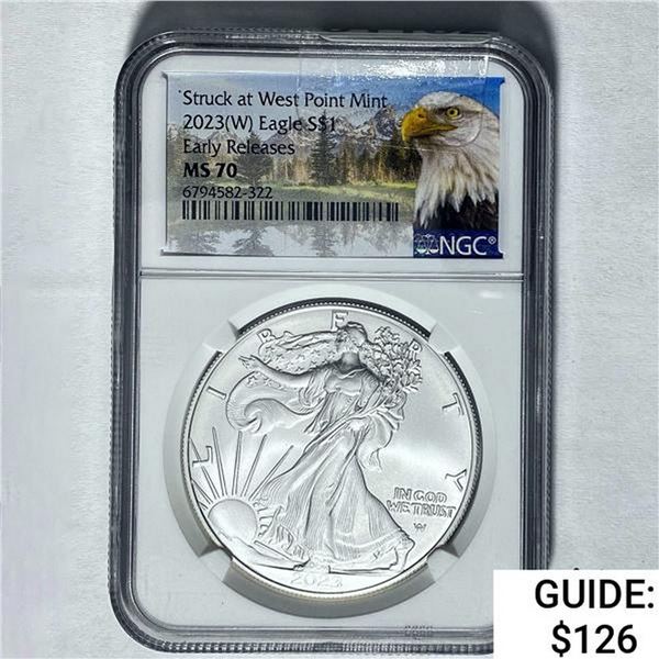 2023(W) Silver Eagle NGC MS70