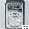Image 1 : 2023(W) Silver Eagle NGC MS70