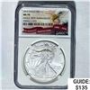 Image 1 : 2016 Silver Eagle NGC MS 70