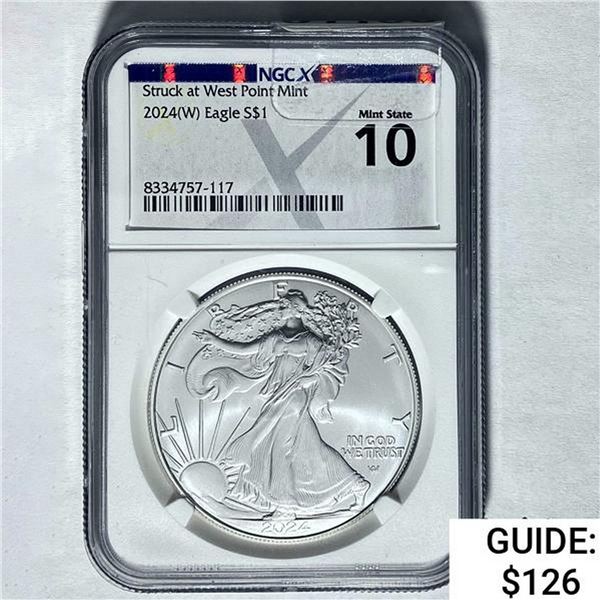 2024(W) Silver Eagle NGC MS 10