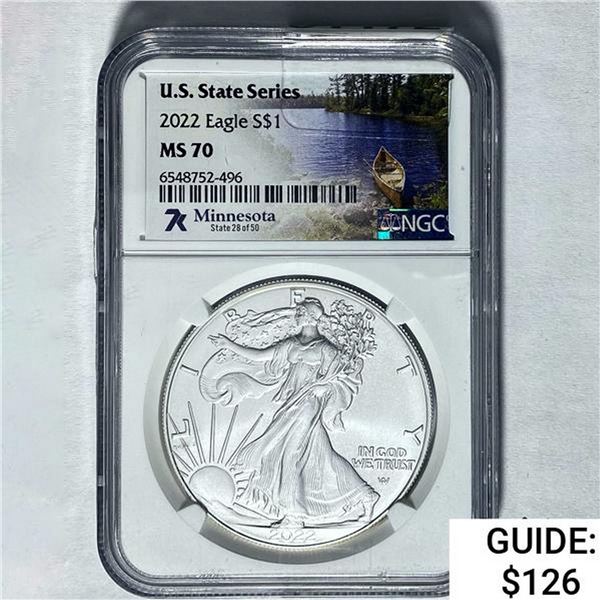 2022 Silver Eagle $1 NGC MS 70