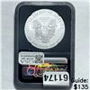 Image 2 : 2021 Silver Eagle NGC MS 70