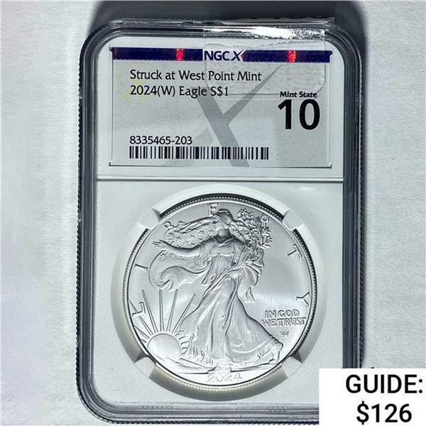 2024(W) Silver Eagle NGC MS 10