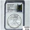 Image 1 : 2021 Silver Eagle NGC MS 70