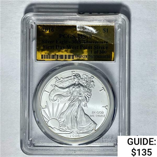 2016 Silver Eagle PCGS MS70