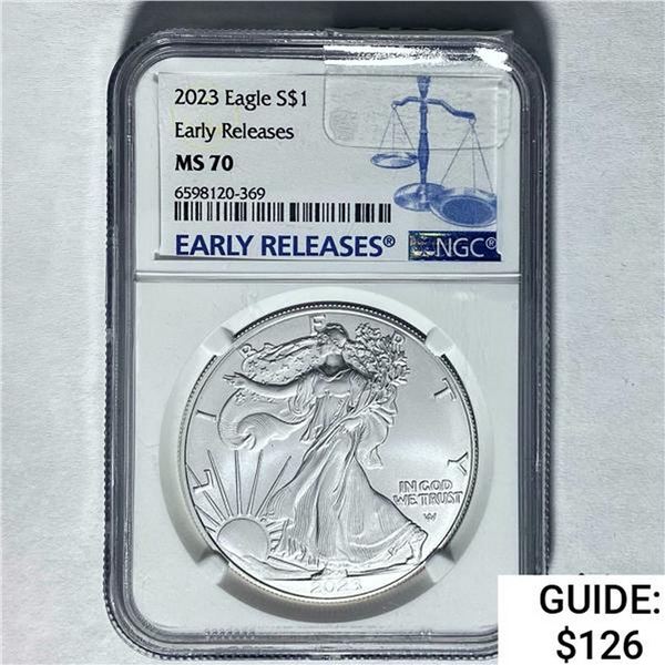 2023 Silver Eagle NGC MS 70