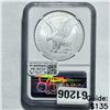 Image 2 : 2021 Eagle S$1 NGC MS 70 SILVER