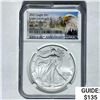 Image 1 : 2021 $1 Silver Eagle NGC MS70