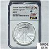 Image 1 : 2024(W) Silver Eagle NGC MS 70