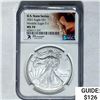 Image 1 : 2021 Eagle $1 NGC MS 70 SILVER
