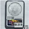 Image 2 : 2021 Silver Eagle NGC MS 70