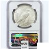 Image 2 : 1923-D Silver Peace Dollar NGC MS61