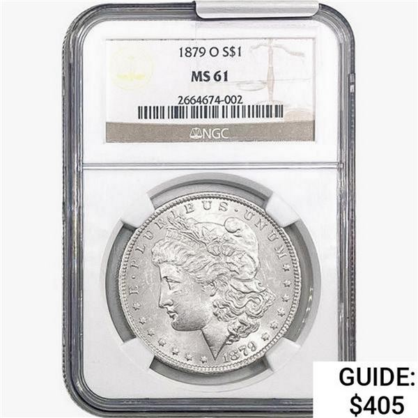 1879-O Morgan Silver Dollar NGC MS61
