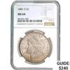 Image 1 : 1881-S Morgan Silver Dollar NGC MS64