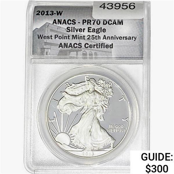 2013-W Silver Eagle ANACS PR70 DCAM