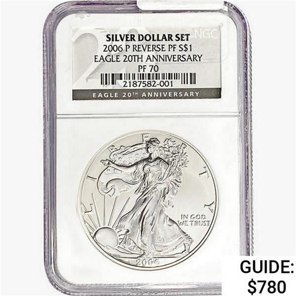 2006-P Silver Eagle NGC PF70 REV ANNIV.
