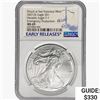 Image 1 : 2021-S Silver Eagle NGC MS69 Heraldic T-1