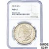 Image 1 : 1878-S Morgan Silver Dollar NGC MS62