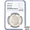 Image 1 : 1884-O Morgan Silver Dollar NGC MS60 PL
