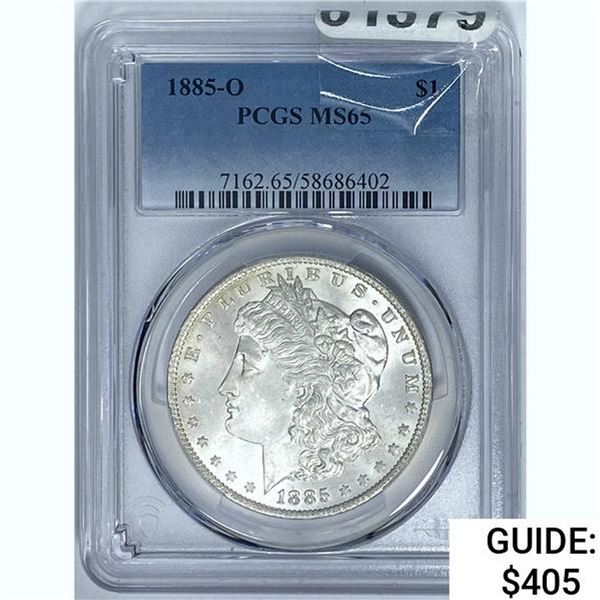 1885-O Morgan Dollar PCGS MS65 SILVER