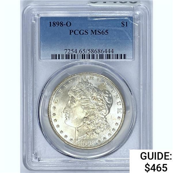 1898-O Morgan Dollar PCGS MS65 SILVER