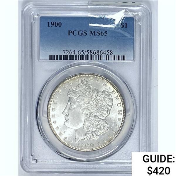 1900 $1 Morgan Dollar PCGS MS65 SILVER