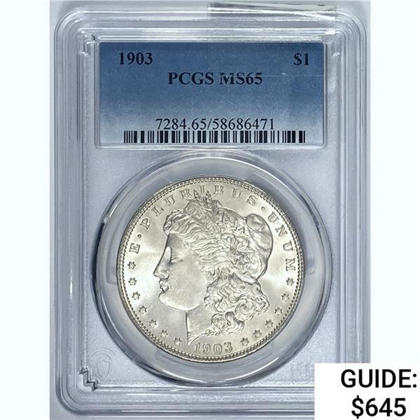 1903 $1 Morgan Dollar PCGS MS65 SILVER