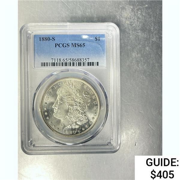 1880-S Morgan Dollar PCGS MS65 SILVER