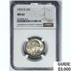 Image 1 : 1932D Washington Silver Quarter NGC MS62