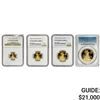 Image 1 : 1995-W [4] $5-$50 American Gold Eagle 1/10-1OZ NGC/PCGS PF/PR70 ULTRA CAMEO