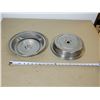 Image 1 : LOT DE 57 COUVECLES EN MÉTAL 11"