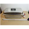 Image 1 : CONTENANT INOX AVEC COUVERCLE 13"x21"x6"