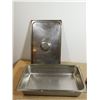Image 2 : CONTENANT INOX AVEC COUVERCLE 13"x21"x4"