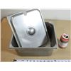 Image 2 : CONTENANT INOX AVEC COUVERCLE 13"x10.5"x6"
