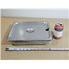 Image 1 : CONTENANT INOX AVEC COUVERCLE 13"x10.5"x2.5"