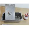 Image 2 : CONTENANT INOX AVEC COUVERCLE 13"x7"x4"