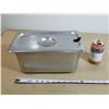 Image 1 : CONTENANT INOX AVEC COUVERCLE 13"x7"x6"