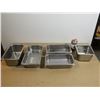 Image 1 : LOT DE 5 CONTENANT INOX ASST