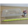 Image 1 : CONTENANT EN PLASTIQUE A/COUVERCLE 13"x7"x6"
