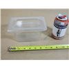 Image 1 : CONTENANT EN PLASTIQUE A/COUVERCLE 7"x4"x4"
