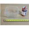 Image 1 : CONTENANT EN PLASTIQUE 7"x6.5"x4"