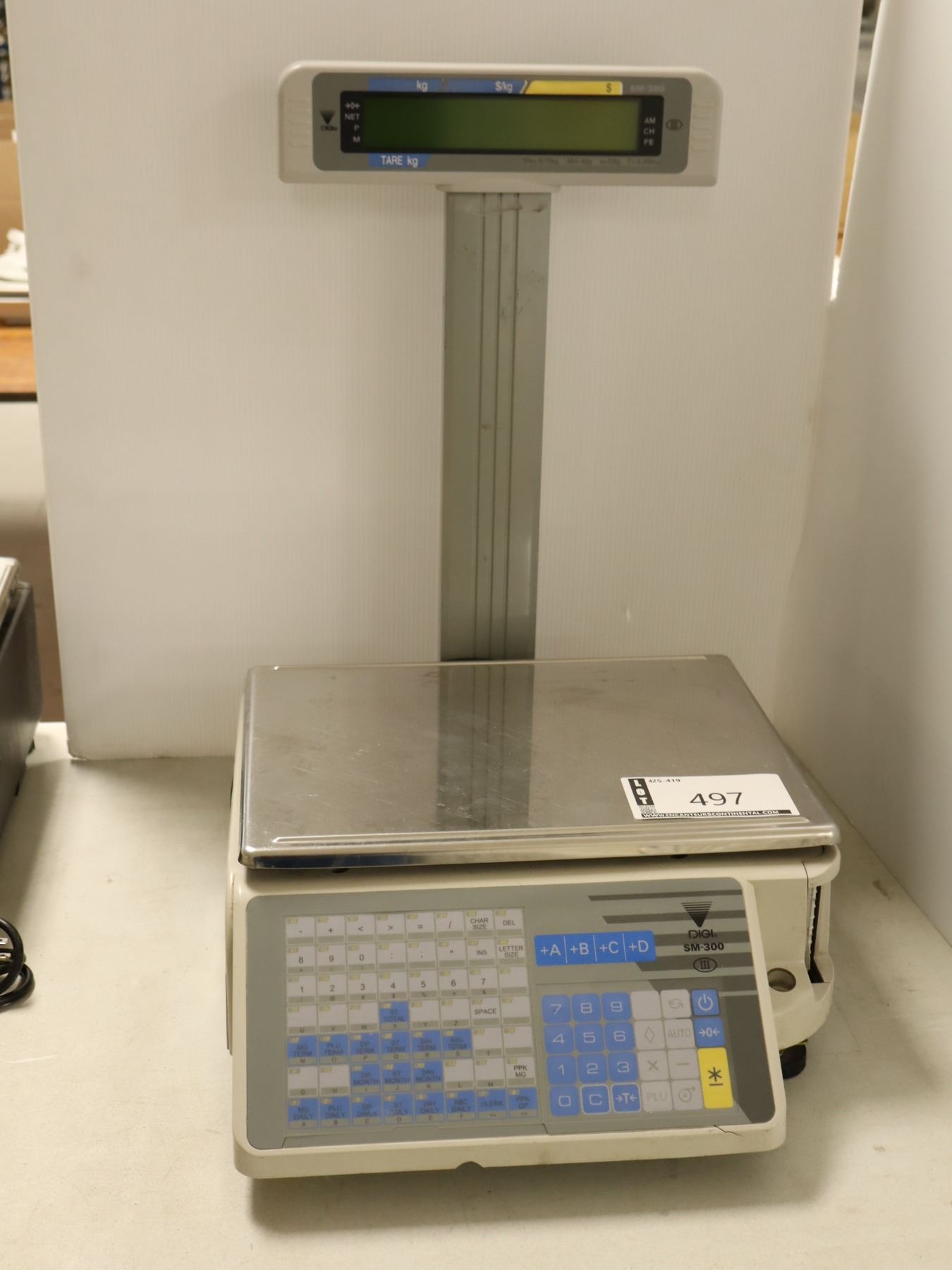 Digi Balance BALANCE DIGI SM-300 max: 6/15kg - Continental Auctioneers