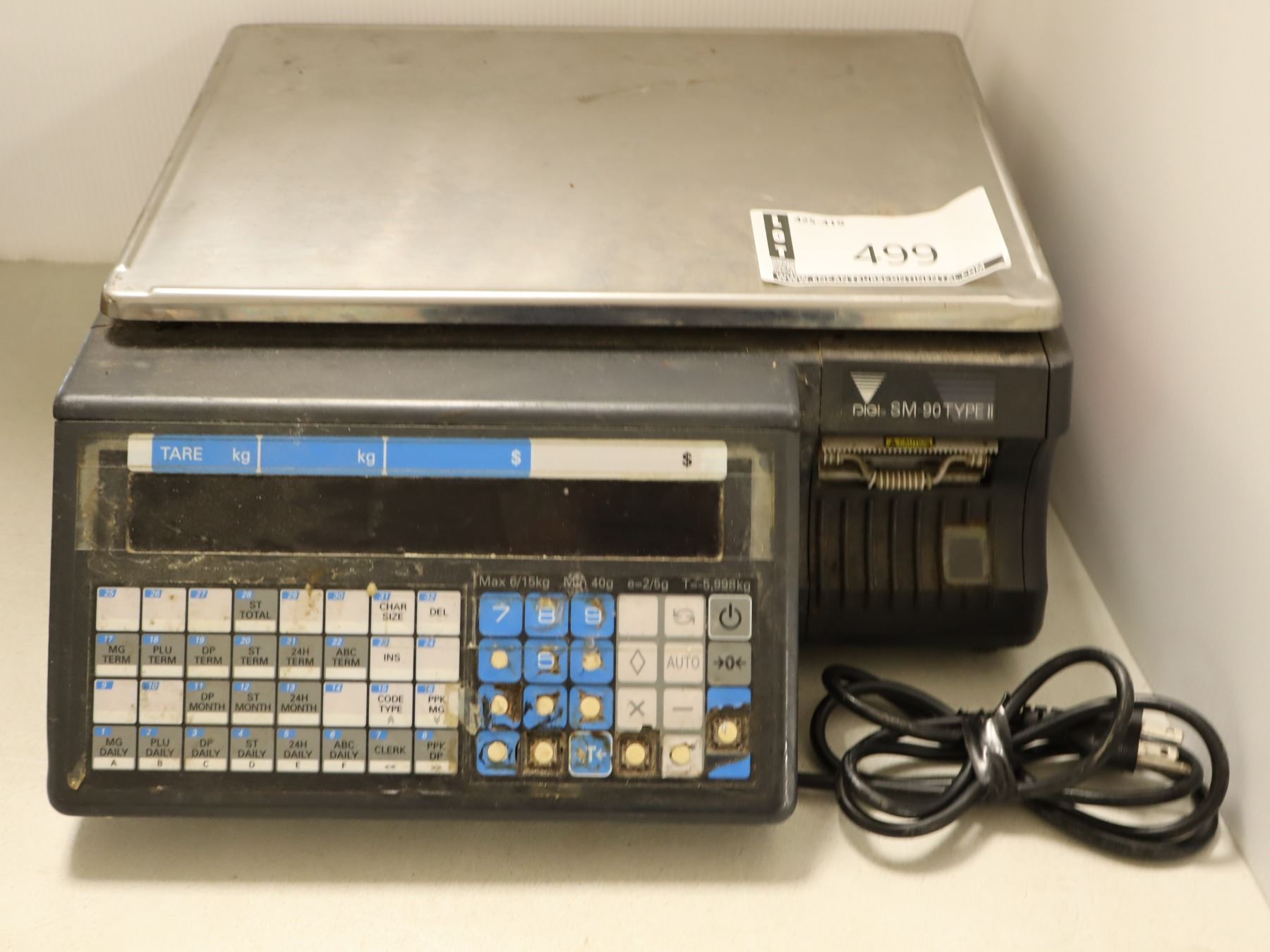 Digi Balance BALANCE DIGI SM-90 TYPEII max: 6/15kg - Continental Auctioneers