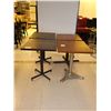 Image 2 : LOT DE 4 TABLES BISTRO ASST