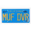 Image 1 : CHEECH AND CHONG SIGNED MUF DVR LICENSE PLATE BECKETT COA